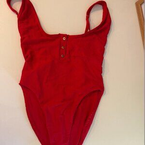 Frankie's Bikinis Red One Piece